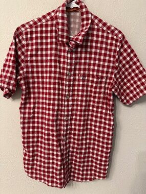 Fjall Raven men's size M Wigeon Shirt short sleeve button up casual